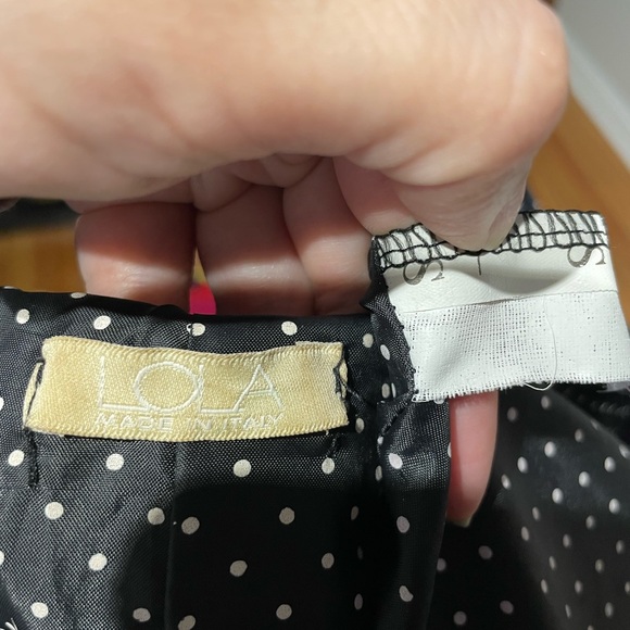 Lola Vintage Y2k Draped Rave Club Flare Work light weight European whimsygoth - Picture 6 of 7